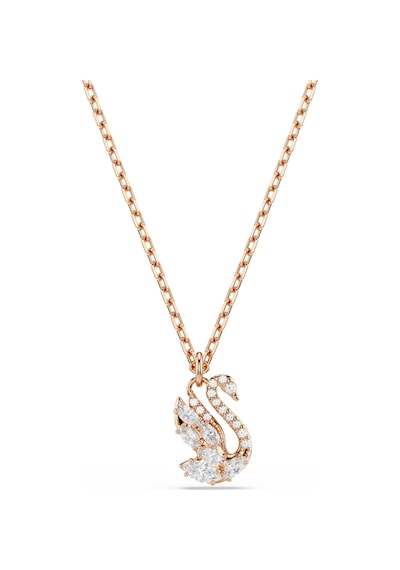 5738203 Swarovski Kolye Swan:pend Whı/ros Metalik