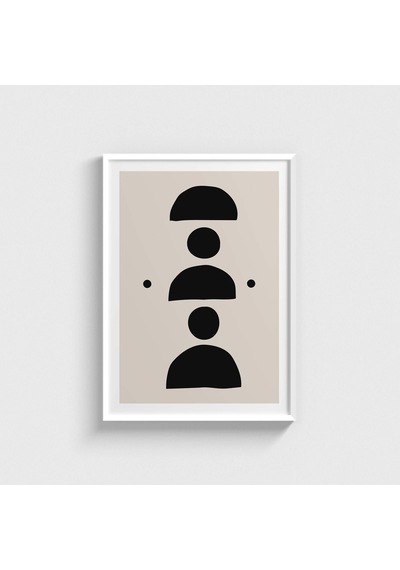Black 1 Tablo Çerçeveli Poster Duvar Dekorasyonu Beyaz Çerçeveli Tablo Beyaz Çerçeveli Tablo Dn11d237beyaz