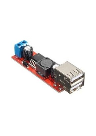 Gözeler Çift Usb Çıkışlı 9v / 12v / 24v / 36v - 5v Dönüştürücü Dc 3a