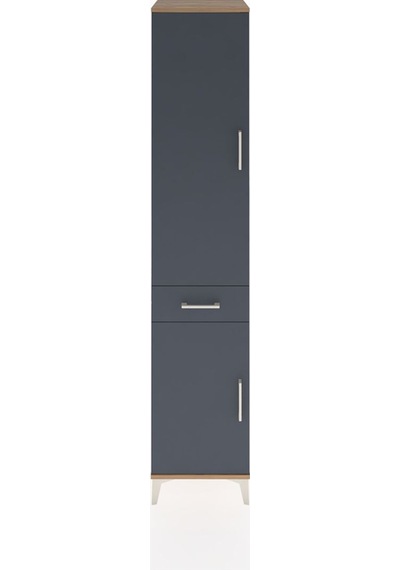 Hyperion Dolap 4 Raflı Tek Çekmeceli 2 Kapaklı 44x44x221 Çam-... Çam