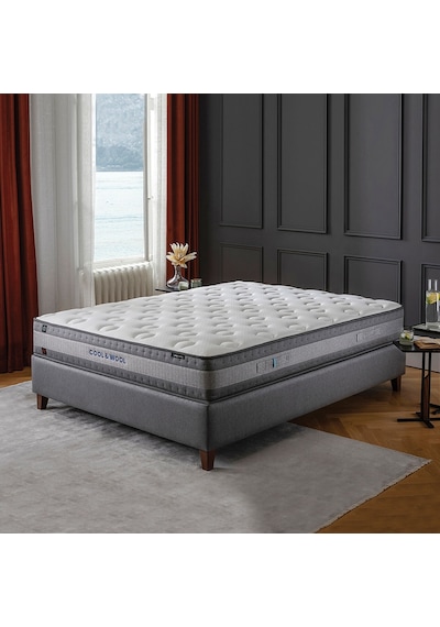 Yataş Bedding Cool&Wool Pocket Yay Yatak Çift Kişilik 140x190