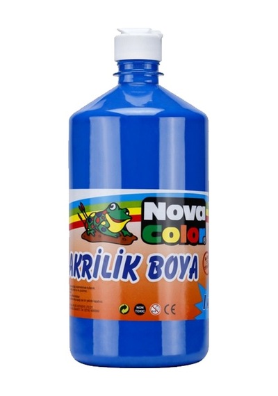 Nova Color Akrilik Boya 1 Kg Mavi Nc-223