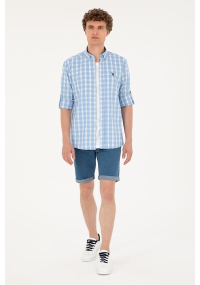 U.s. Polo Assn. Erkek Açık Mavi Gömlek Desenli 50288665-vr003 Açık Mavi U.s. Polo Assn. Erkek Açık Mavi Gömlek Desenli 50288665-vr003 Açık Mavi