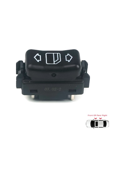 Sağ Kapı Cam Açma Düğmesi Mercedes W124 W126 W463 W201 190 İçin