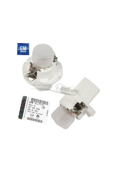 Beyaz Buz Dipsiz Ampul 12V/1.5W Astra G-Zafira-Corsa C-Meriva Gm 515488892