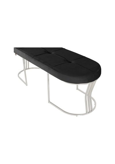 Viego Silver Collection- Antrasit Kapitoneli Chester Model Puf & Bench & Koltuk & Uzun Makyaj Puff & Yatak Ucu
