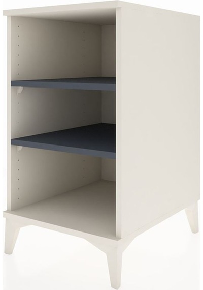 Kronos Komodin 2 Raflı 44x59x80 Aytaşı-antrasit Aytaşı