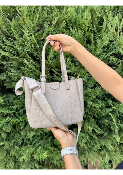 Just Polo Günlük Kombinlere Uygun Kadın Orta Boy Ayarlanabilir Askılı Şık El & Omuz Çantası Shoulder Bag Taş