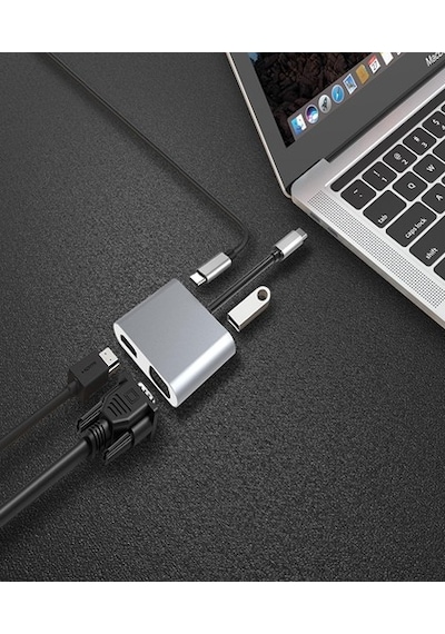 Dexım Dhu0004 Premıum 4In 1Usb-C Çoğaltıcı