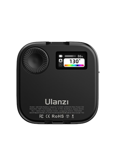 Ulanzi U60 Rgb Video Light L027gbb1 Black