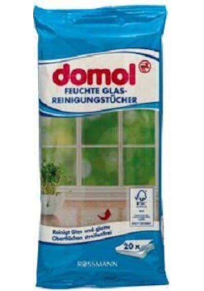 Domol Antibakteriyel Hijyenik Bez & Islak Cam Yüzey Bezi
