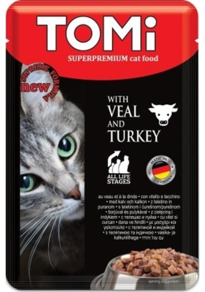 Tomi - 803 - Kedi Dana & Hindi Pouch - Csmo-tex - Mama 100gr
