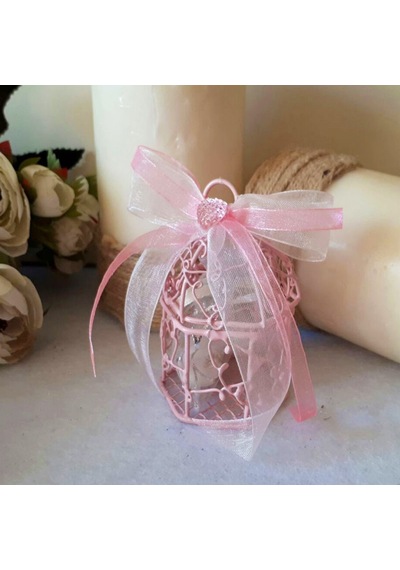 Pembe Kafes Kız Bebek Şekeri 30 Adet