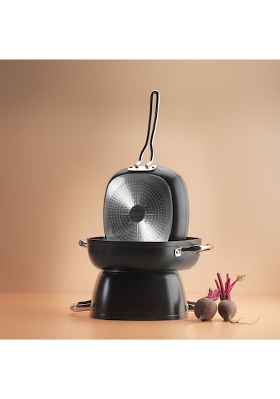 Schafer Gastronomıe 26Cm Granit İnd.Derin Tencere