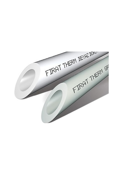 Fırat Gediz PPRC Boru Temiz Su Borusu 20mm PN20 2*2=4 Metre