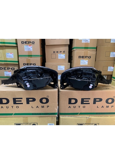 Cıtroen C3 2002-2009 Arası Depo Marka Sağ Ve Sol Far Takım Motorlu 620685 / 620885