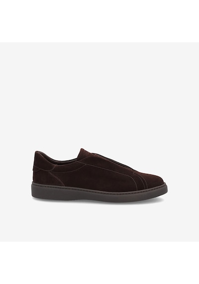 Pepe Dark Brown Sneaker Erkek 19c2 Frau Waxy Slıp-on Kahverengi