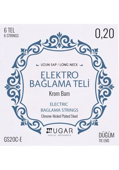 Ugar Gs20c-e Elektro Bağlama Teli 0.20 Düğümlü 6 Telli