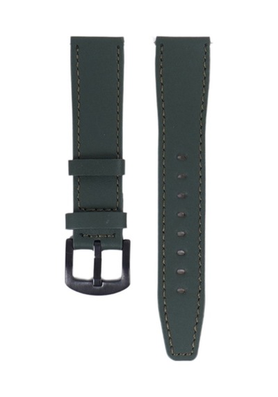 Fro Lw38-43 20 Mm Hakiki Deri Düz Haki Kordon Siyah Toka