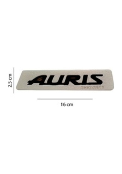 Toyota Uyumlu Auris Siyah Yazı 25 160 Mm