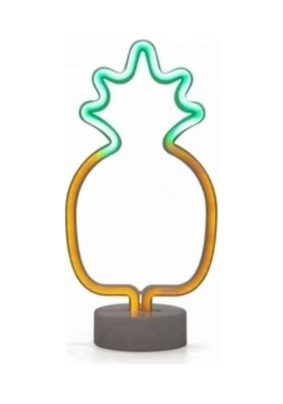 Dekoratif Ananaslı Neon Led Masa Ve Gece Lambası Hediyelik Lamba Çok Renkli