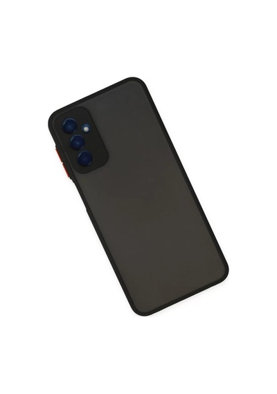 Newface Samsung Galaxy M13 Kılıf Montreal Silikon Kapak - Siyah