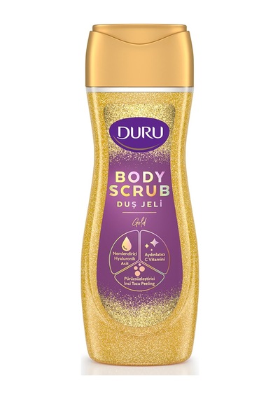 3 Adet Duru Body Scrub Duş Jeli Gold 650 Ml Diğer