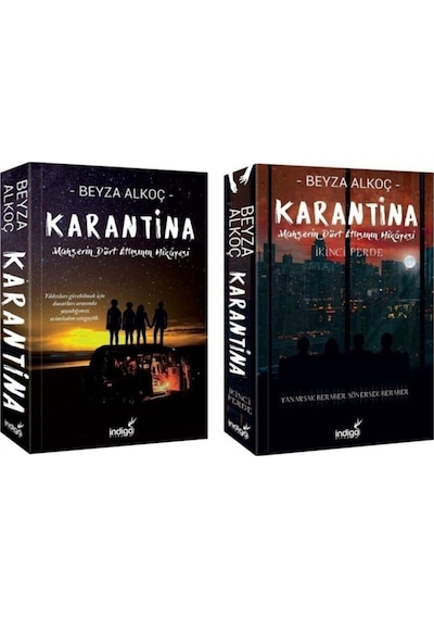 Karantina Birinci Perde Ve Ikinci Perde Karton Kapak Beyza Alkoç