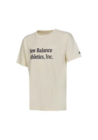 New Balance Erkek T-shirt Ekru