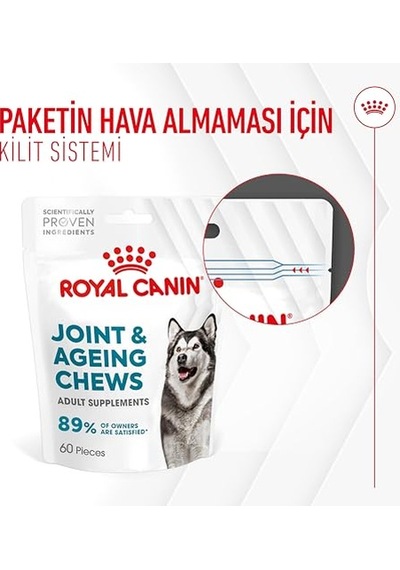 Ayrex Joint&ageing Chews Yetişkin Köpekler İçin Eklem Ve Zindeliklı Yaşlanmayı Destekleyen Tamamlayıcı Ödül M