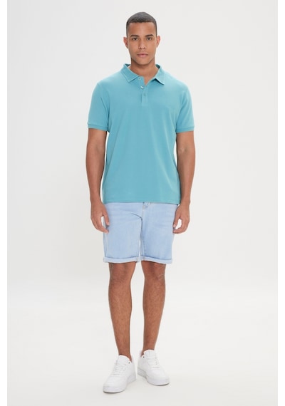 AC&Co / Altınyıldız Classics Altinyildiz Classics Erkek Petrol Slim Fit Dar Kesim Polo Yaka %100 Pamuk Tişört 4A4820200001PETS Petrol AC&Co / Altınyıldız Classics Altinyildiz Classics Erkek Petrol Slim Fit Dar Kesim Polo Yaka %100 Pamuk Tişört 4A4820200001PETS Petrol