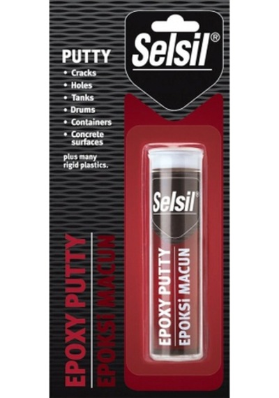 Selsil Epoxy Putty - Epoksi Macun Isıya Dayanıklı Yapıştırcı 57gr Ahşap - Metal - Cam - Seramik 532