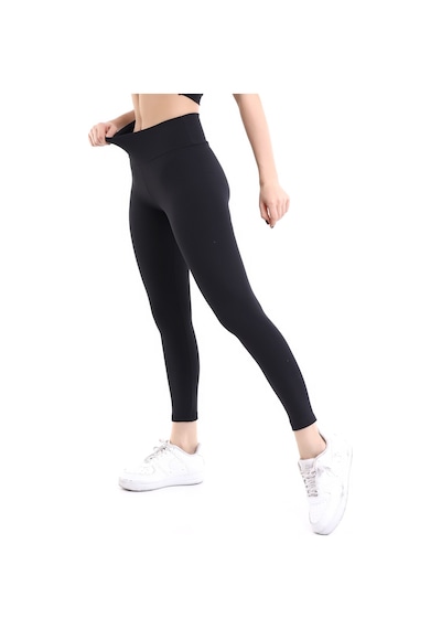 Winmoda34 Şardonlu Fitilli Kadın Termal Tayt Siyah