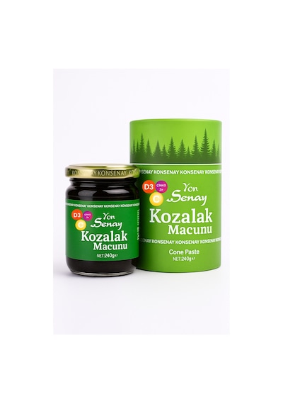 Kozalak Macunu 240 Gr - Servi Kozalağı, Ak Günlük, Zencefil, Zerdeçal, Çamsakızı, Tarçın, Havlıcan