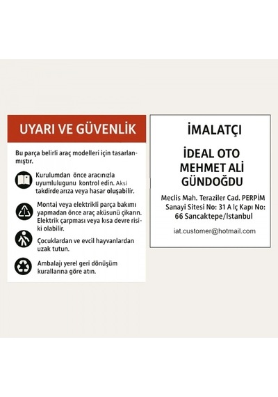 Mercedes S W126, S W140 4-kapılı İçin Elektrikli Sunroof Fitili