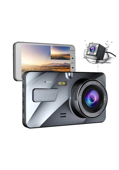 Türkçe 12mp 4.0" Ips Ekran Çift Lens Ön + Arka Araç İçi Kamera