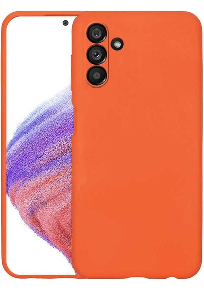 Galaxy A04s Kılıf Zore Mara Lansman Kapak Turuncu