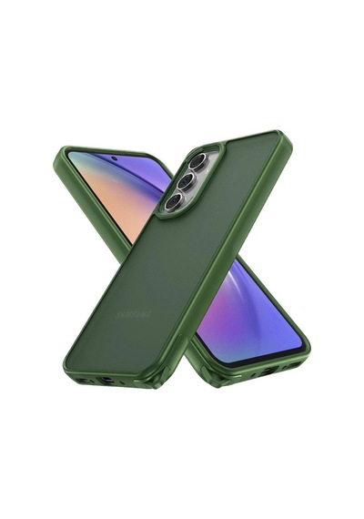 Samsung Galaxy A04s Kılıf Elegant Kapak - Yeşil