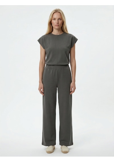 Xint Haki Pamuk Dokulu Oversize Bluz 602588