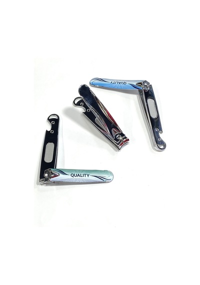 Paslanmaz Çelik 2'li Tırnak Makası Seti / 10 Cm / Törpülü Büyük Boy / Küçük Boy