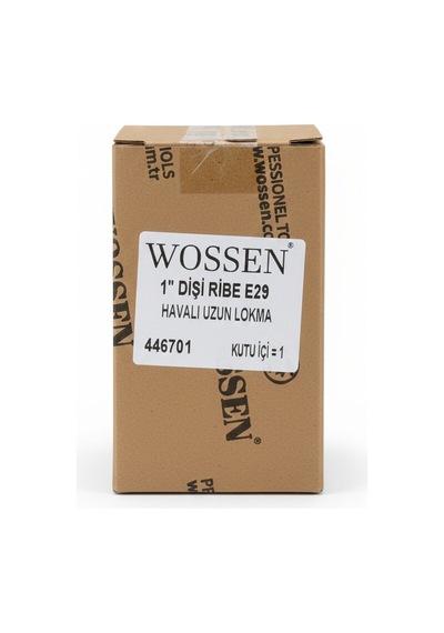Wossen 1" E29 Dişi Ribe Havalı Ağır Lokma Havalı Makina Kullanıma Uygun