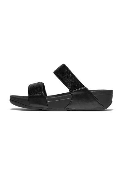 090 All Black Espadril / Keten Kadın Jf2 Fitflop Lulu Sequın Slıdes 090 All Black Siyah