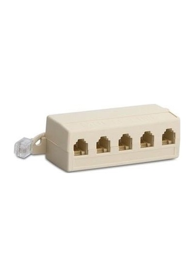 5 Port Rj11 Çoğaltıcı 5 Port Telefon Hat Çoğaltıcı