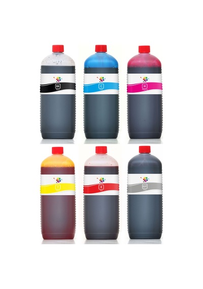 QC Canon Pixma G640 Uyumlu Yazıcı Mürekkep Seti 1000ml 6 Renk