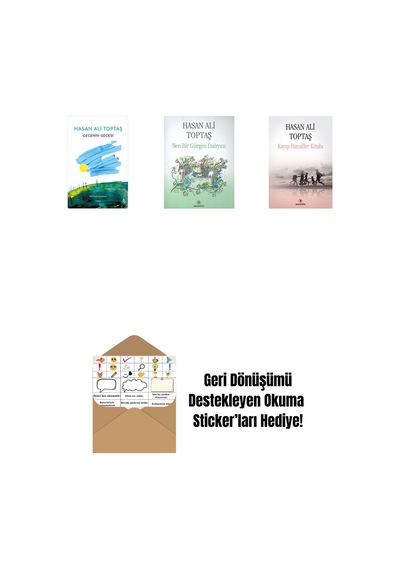 Gecenin Gecesi Ciltli + Ben Bir Gürgen Dalıyım + Kayıp Hayaller Kitabı + Okuma Sticker'ları