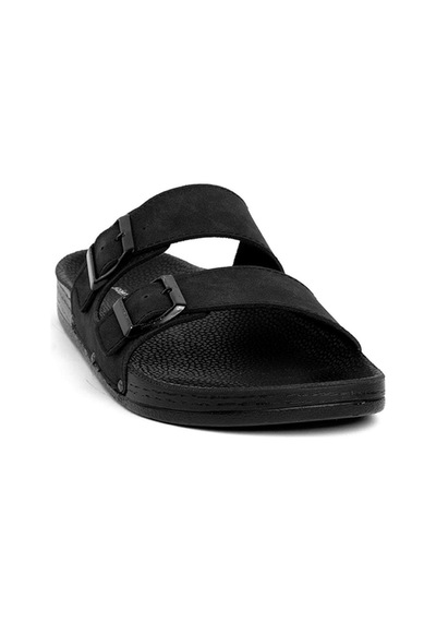 Pierre Cardin Pc-7038 Erkek Düz Terlik Siyah-siyah Siyah