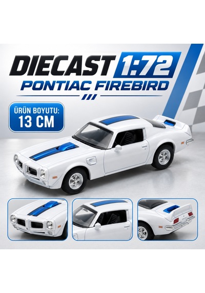 24075 Dıecast 72 Pontıac Fırebırd