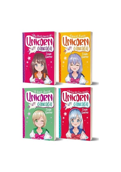 Unicorn Günlüğü Serisi Seti - 4 Kitap Takım - Cindy Harper - Dokuz Yayınları