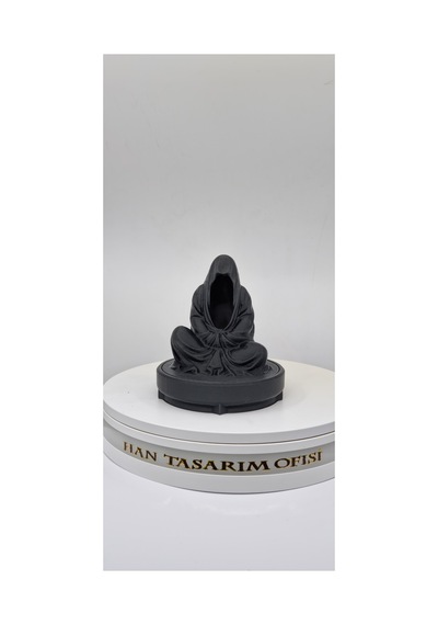 Oturan Ghost Hayalet Nazgül Tealight Mum Işıklı Dekor 12cm Diğer