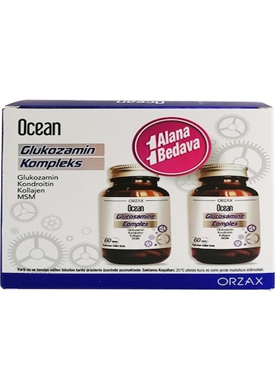 Glukozamin Ocean Glukozamin Kompleks 60 Tablet 2'li Paket
